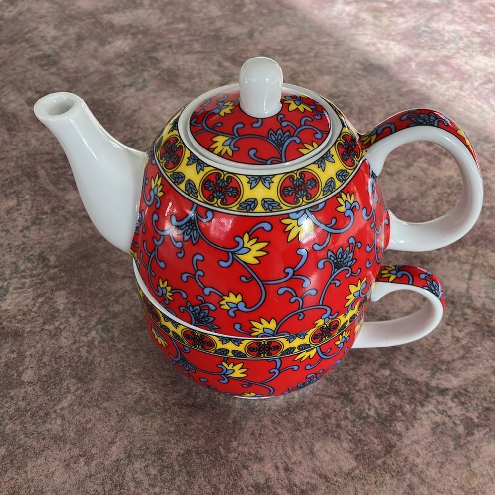 Teopia Single Tea Pot & Teacup Set - Picture 8 of 8